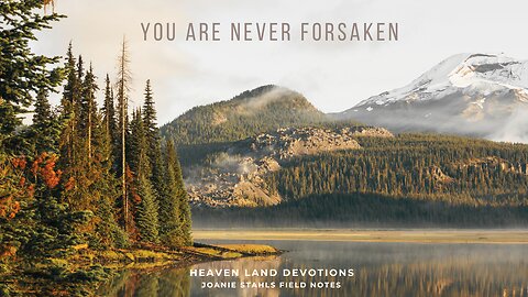 Heaven Land Devotions - You Are NEVER Forsaken