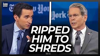 Host Gets Visibly Angry as Scott Bessent Rips Him to Shreds in Front of NY Times Crowd