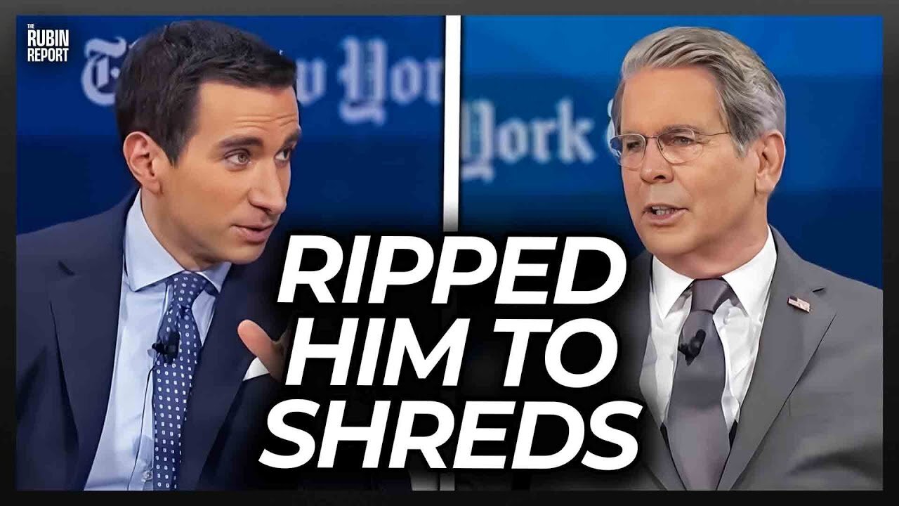 Host Gets Visibly Angry as Scott Bessent Rips Him to Shreds in Front of NY Times Crowd