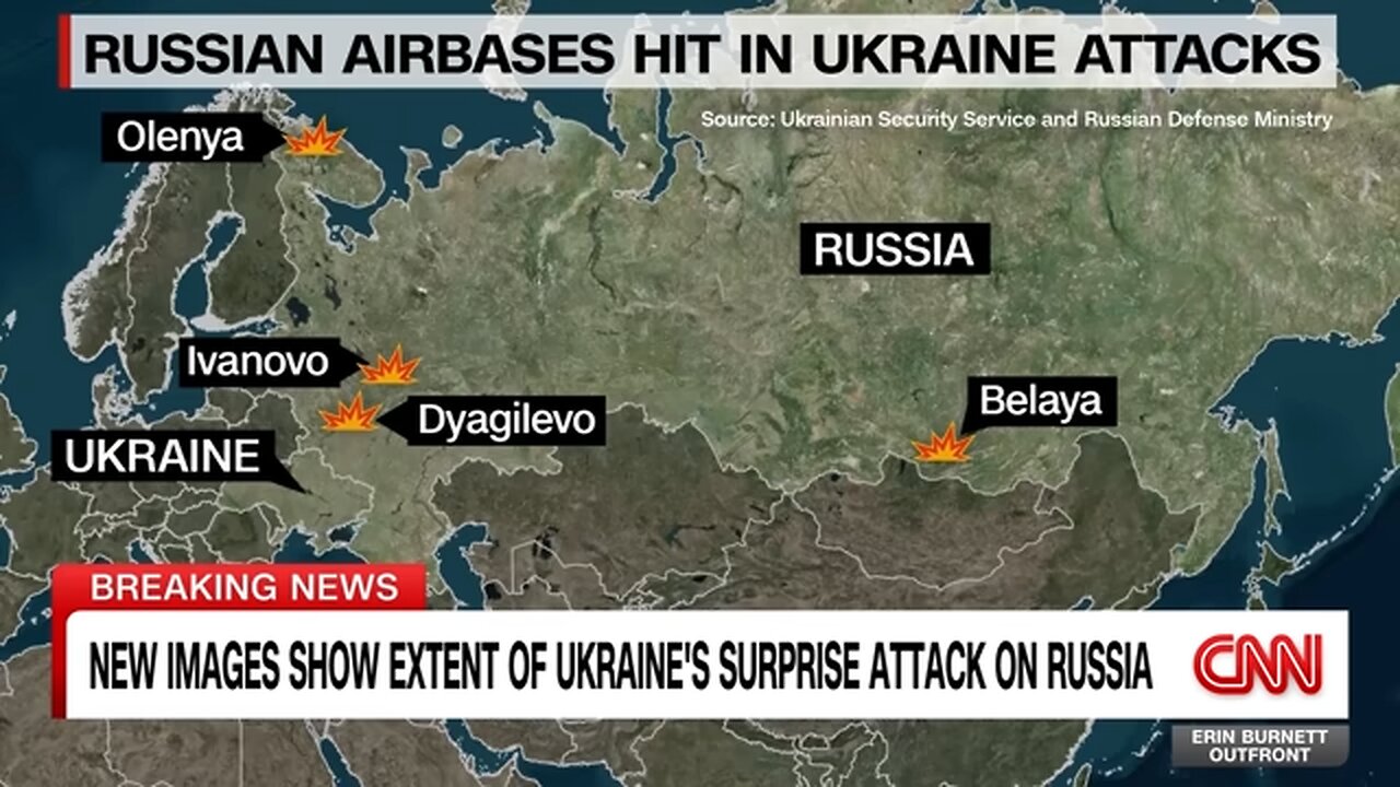 New images show extent of Ukraine's surprise attack on Russia
