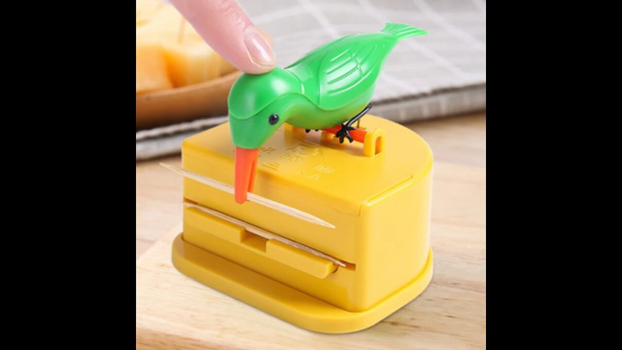 Cute Unique Bird Toothpick Dispenser, for Kitchen, Dining Table & Gift