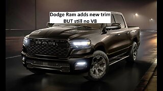 Ram 1500 adds new trim option but still no V8
