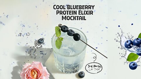 Cool. Crisp. Clean. Introducing: Cool Blueberry Protein Elixir | Protyze