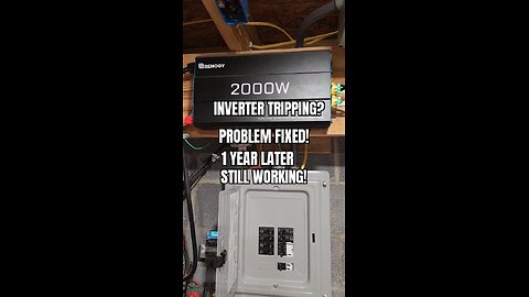 renogy 2000w inverter fixed, 1 yr later