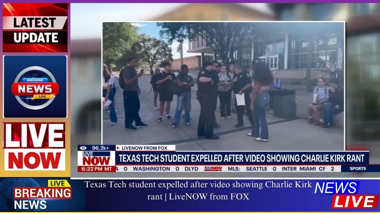 Texas Tech student expelled after video showing Charlie Kirk rant | LiveNOW from FOX