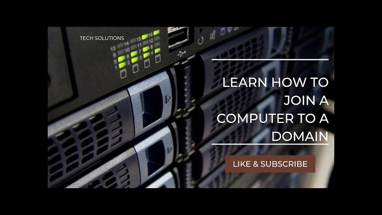 How to Join A Computer to a Domain