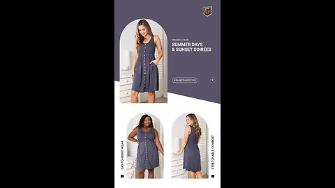 Double Take Sleeveless Button-Down Magic Dress🪄👗