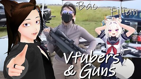 Gun Vtuber Reacts to Filian and Bao Shooting Guns