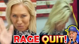 🚨Marjorie Taylor Greene RAGE QUITS Interview When CONFRONTED on Calling Colleagues 'TRAITORS'!