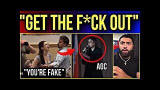 MUST SEE!! this just happened to AOC,Liberals BEAT AOC on stage IN NYC,they HAD ENOUGH OF HER LIES