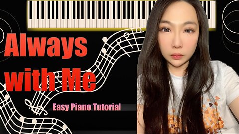 Always with Me Spirited Away Easy PIANO Tutorial
