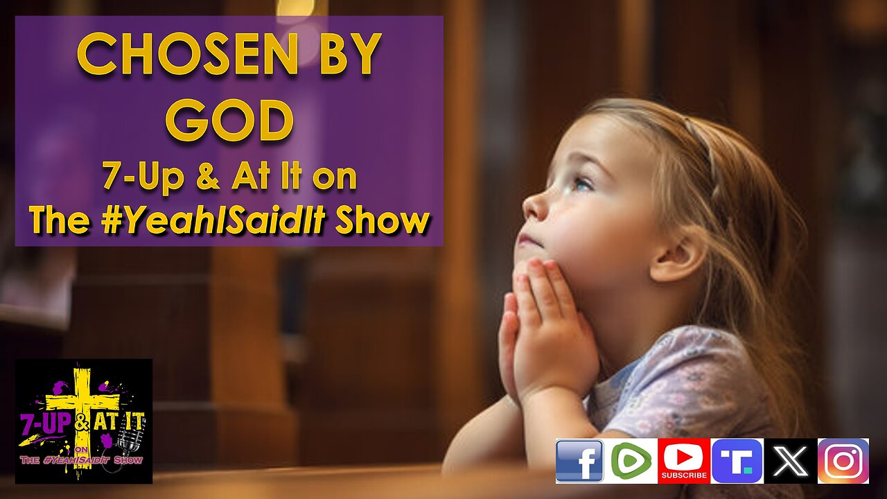 WORD OF THE DAY: ROMANS 8:29 - CHOSEN BY GOD