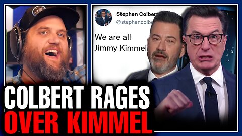 Woke Hollywood Living In Fear! Colbert RAGES, The View Cries! The Left Is Scared Of Jimmy Kimmel 