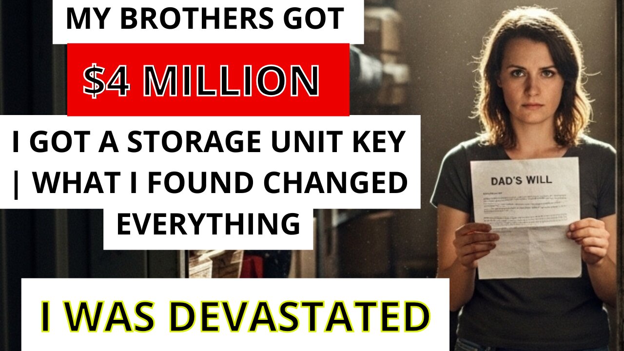 MY BROTHERS GOT $4 MILLION — I GOT A STORAGE UNIT KEY 💔 WHAT I FOUND CHANGED EVERYTHING