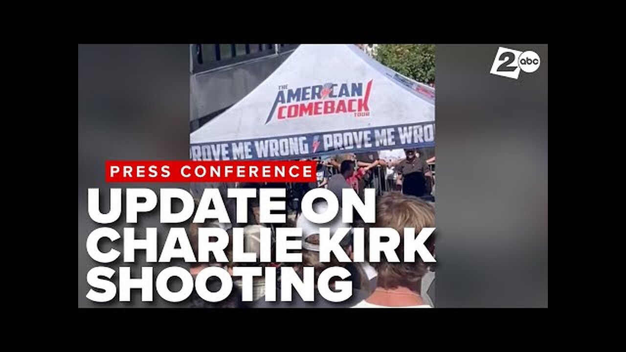 Charlie Kirk fatally shot at Utah college event; 'person of interest' in custody