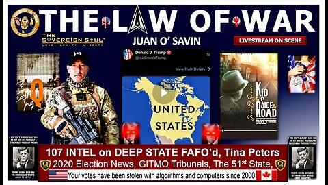 Juan O’Savin Reveals: Venezuela, Tina Peters, [DS] Election Ops, 51st State, Silver & the Law-of-War