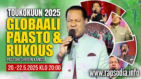 Toukokuun paasto ja rukous Pastori Chrisin kanssa 20.5.2025