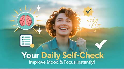Your Daily Self-Check: Improve Mood & Focus Instantly! #daily #question #facts #focus #mood