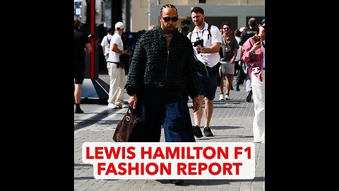 F1 Lewis Hamilton Fashion Show