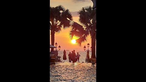 sunset today in pattaya