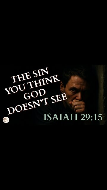 The Sin You Think God Doesn’t See Isaiah 29:15