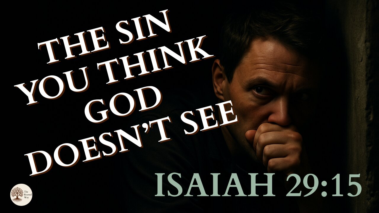 The Sin You Think God Doesn’t See Isaiah 29:15