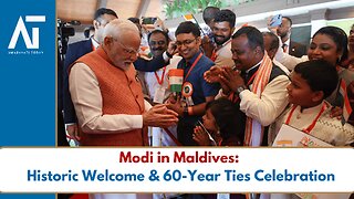 PM Modi's Grand Welcome in Maldives Amid Key Diplomatic Anniversary | Amaravati Today