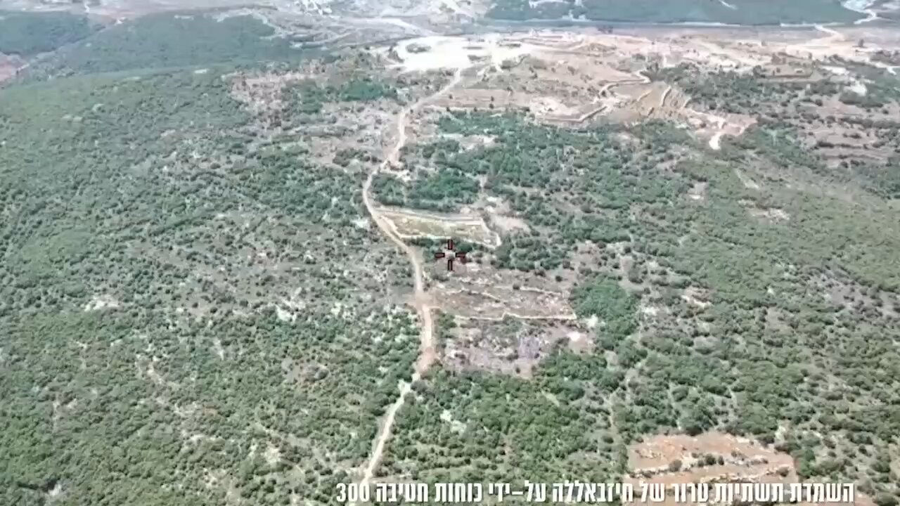 IDF demolition of Hezbollah infrastructure.