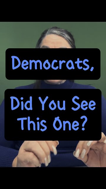 Democrats, Did You See This One? 👀