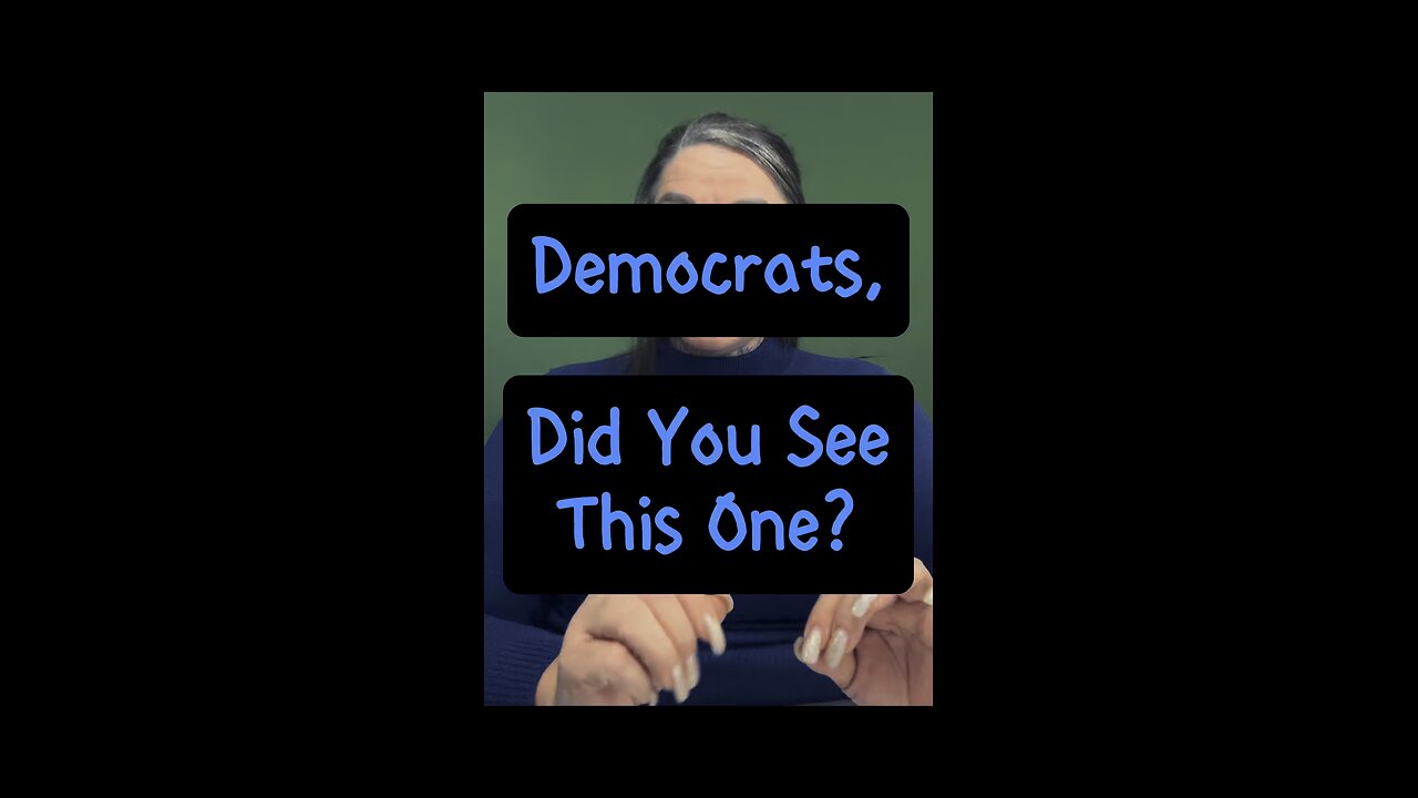 Democrats, Did You See This One? 👀