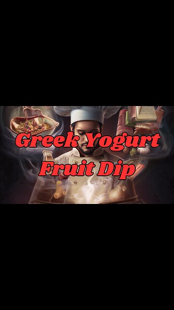 Quick Recipes - Greek Yogurt Fruit Dip