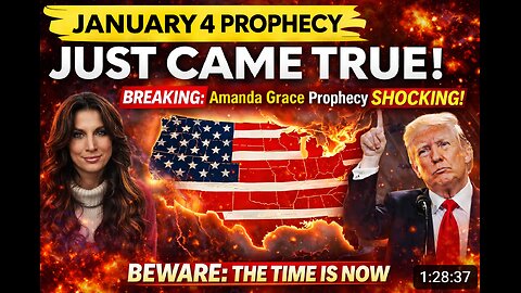 Amanda Grace PROPHETIC WORD: January 4 Prophecy Just Came True | Trump & America on Alert #news #politics #podcast