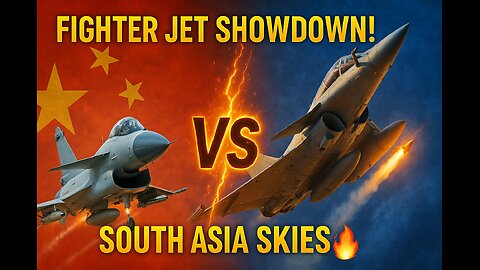 J-10C vs Rafale | Fighter Jet Showdown Over South Asia Skies!