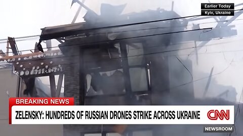 Russia launches largest drone assault on Ukraine in a month as Kyiv delegation heads to US for talks