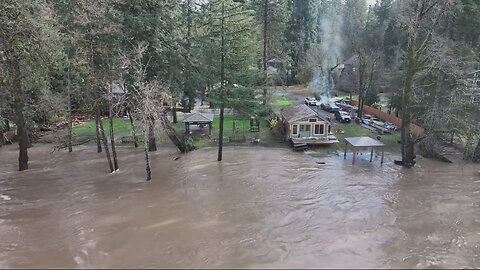 Winter Storm Warning As 3 Feet Of Snow To Strike - Clackamas River Rose To 26 Feet Overnight