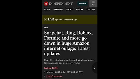 OFFLINE Roblox, Amazon, Snapchat and Fortnite + MORE GLOBAL OUTAGE