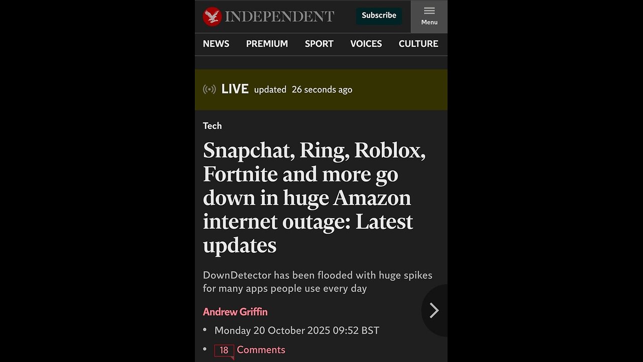 OFFLINE Roblox, Amazon, Snapchat and Fortnite + MORE GLOBAL OUTAGE