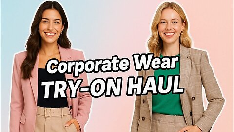 Corporate Wear Try-On Haul | "Professional Outfits for work"
