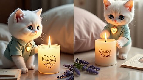 The Candle Still Burns… But She Doesn’t Come Back 💔🕯️ | Heartpet Emotional Short #heartpettales #cat