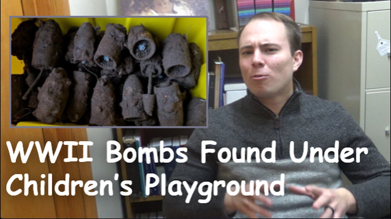 WWII bombs found under children’s playground