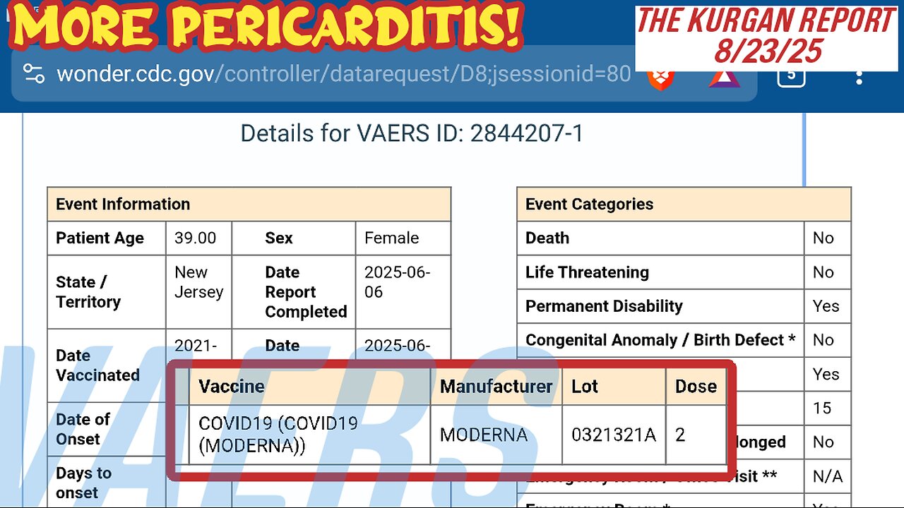 VAERS: SAFETY SIGNALS??? I DON'T SEE ANY - DO YOU?