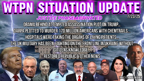 WTPN ~ Judy Byington ~ Situation Update ~ 7-23-25 ~ Trump Return ~ Restored Republic via a GCR