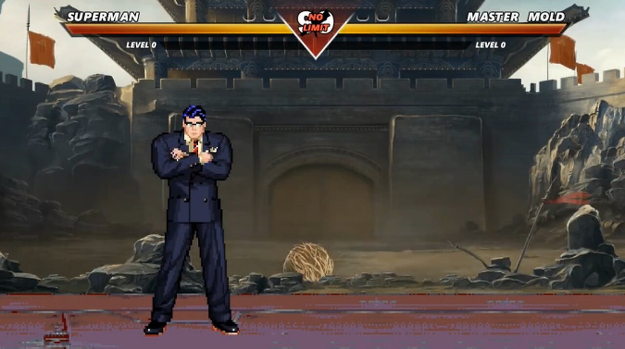 SUPERMAN vs MASTER MOLD - (Hardest AI)