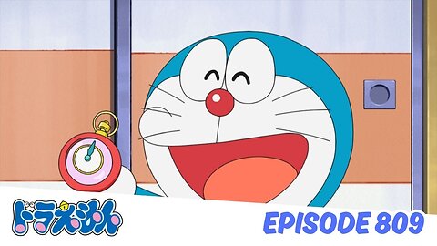 Doraemon Tập 809 - Đuổi theo, cuộc thi mượn đồ vật xuyên thời gian & Chuyển động đi thời gian ơi