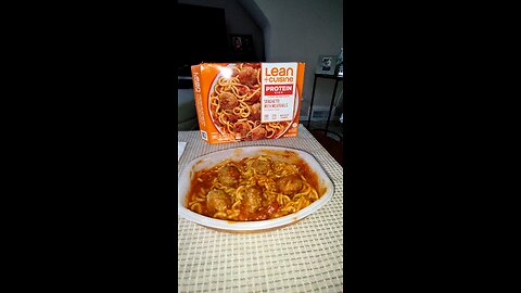 Eating Lean Cuisine Spaghetti With Meatballs, Dbn, MI, 9/18/25