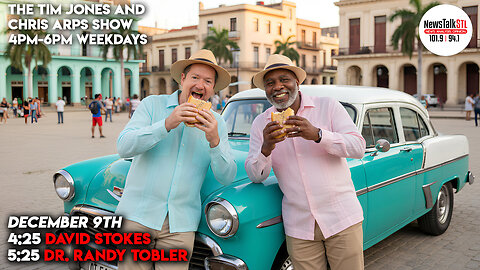 The Tim Jones and Chris Arps Show 12.09.2025 David Stokes | Dr. Randy Tobler