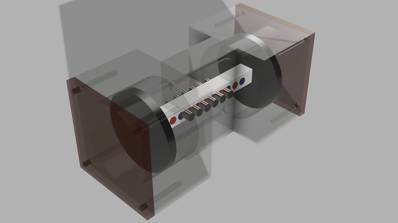 Linear Piston Engine v4 (3D Model)