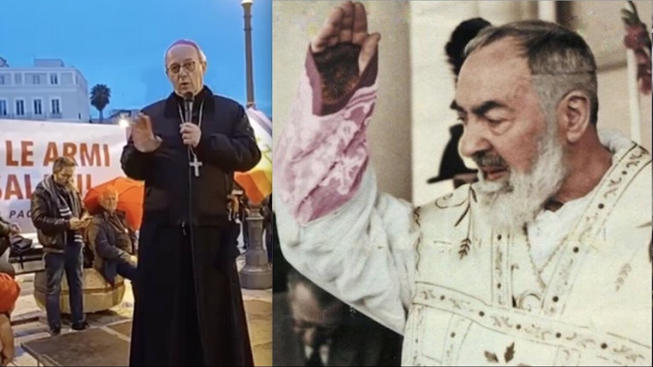 “BASTA GENOCIDI, BASTA ARMI”. IL VESCOVO DI SAN PIO TUONA CONTRO UE: