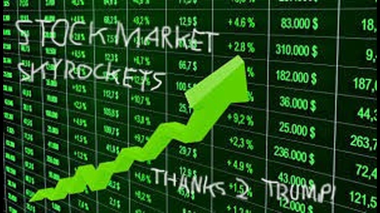 Stock Market Skyrockets Thanks 2 Trump!