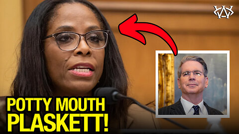 Post Menopausal Congresswoman GOES CRAZY on Scott Bessent!
